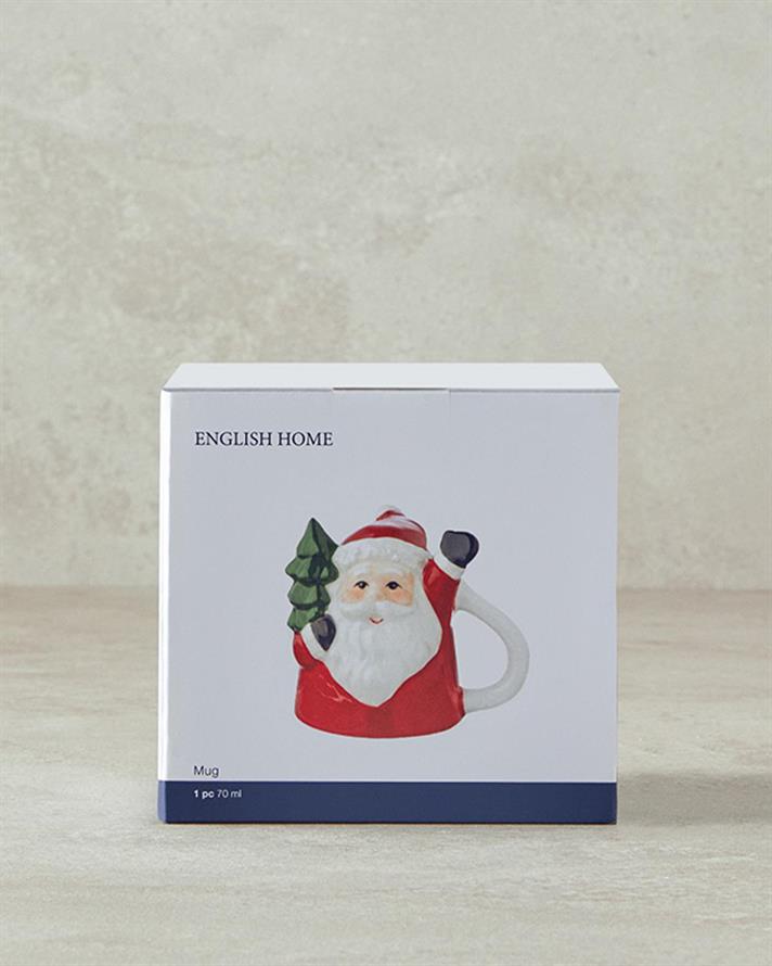 Ceașcă, Tiny Santa, dolomită, 70 ml, roșu