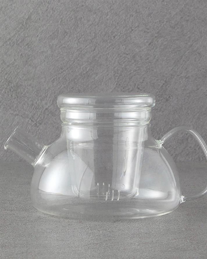Borosilicate with Strainer Pot 700 ml Transparent