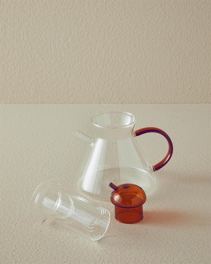 Tasty Borosilicate Glass Pot 520 ml Amber