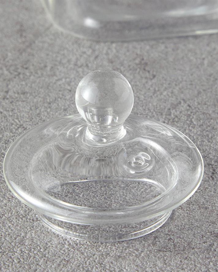 Borosilicate with Strainer Pot 380 ml Transparent
