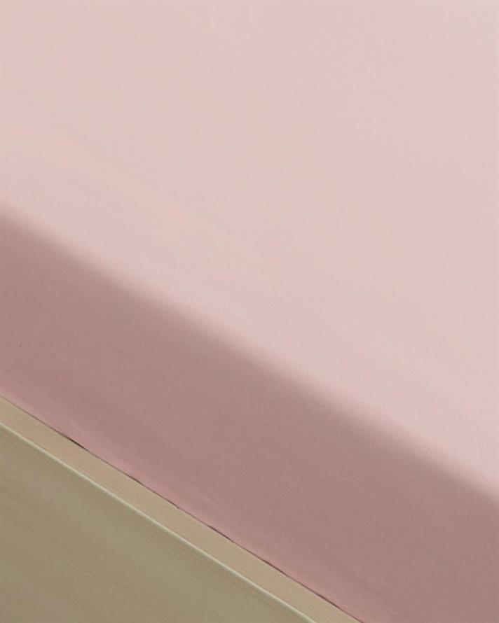 Cearșaf, pat dublu, Plain, bumbac, 160x240 cm, roze