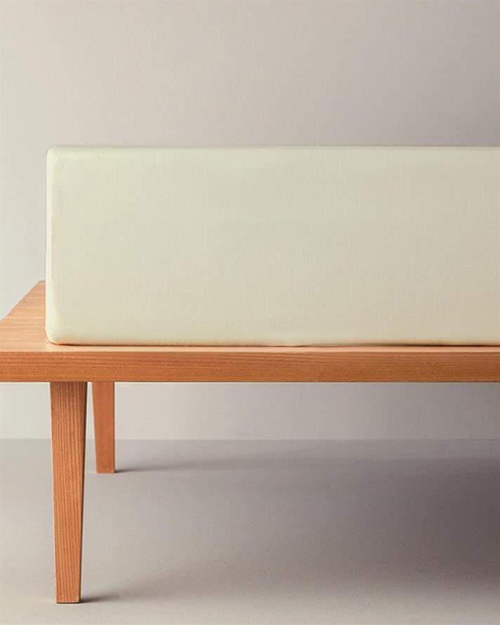 Cearșaf, Super king, Micell, bumbac satinat, 260x280 cm, ivory