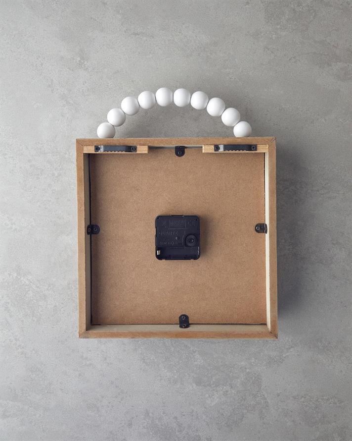 Adela Wooden Table Clock Natural