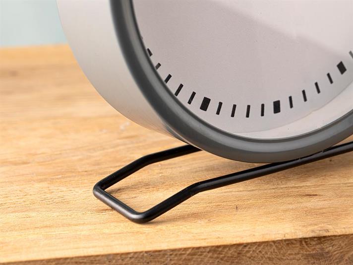 Ciara Table Clock 21x5x22 cm Gray