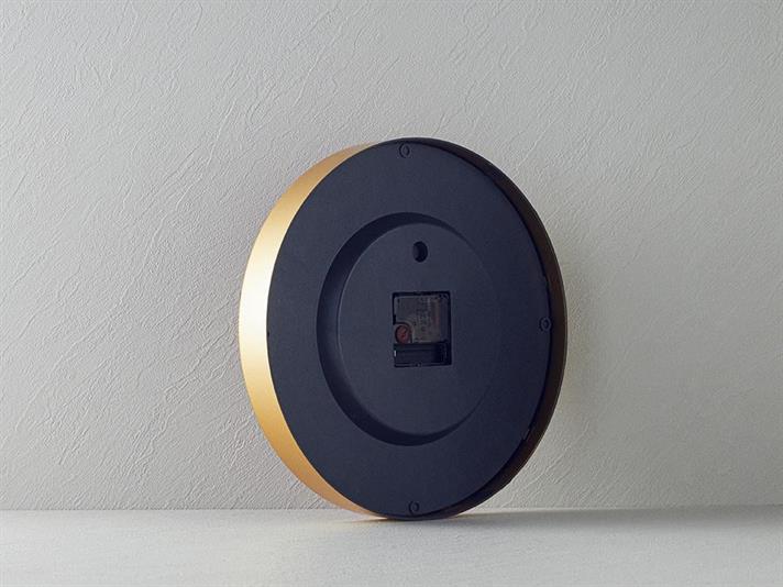 Ceas de perete, Pansy, plastic, 29,5 cm, bordo