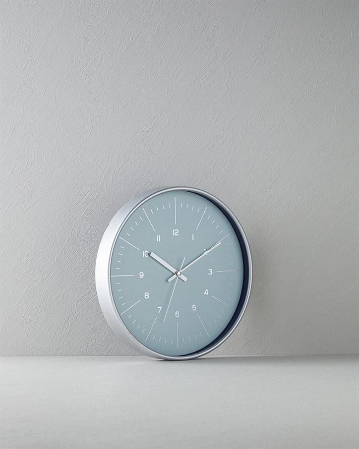 Ceas de perete, Talia, plastic, 29,5 cm, gri