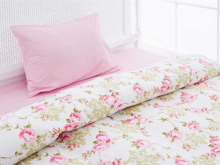 Celena  Cu imprimeu For One Person  SET CUVERTURĂ 150x220 cm Pink
