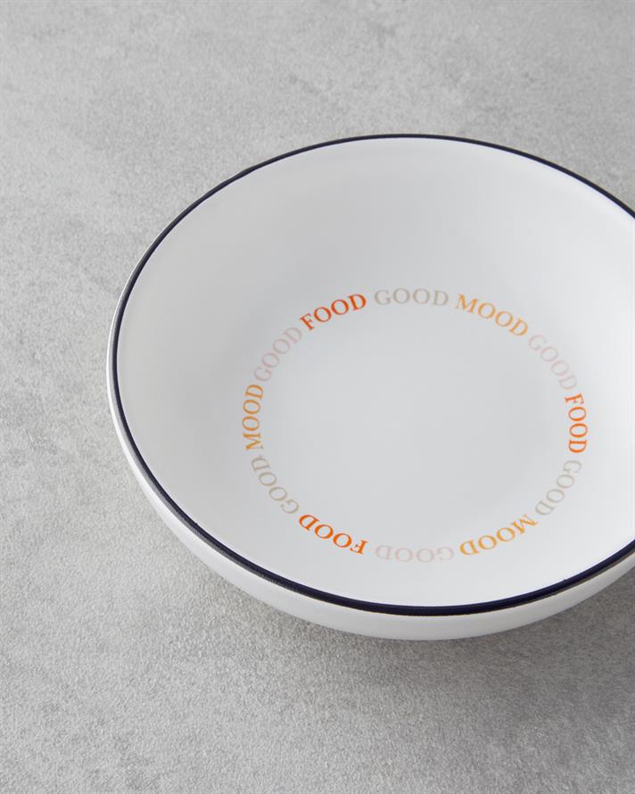 Good Mood Ceramică Bol Pentru Alune 13 cm Portocaliu-Negru