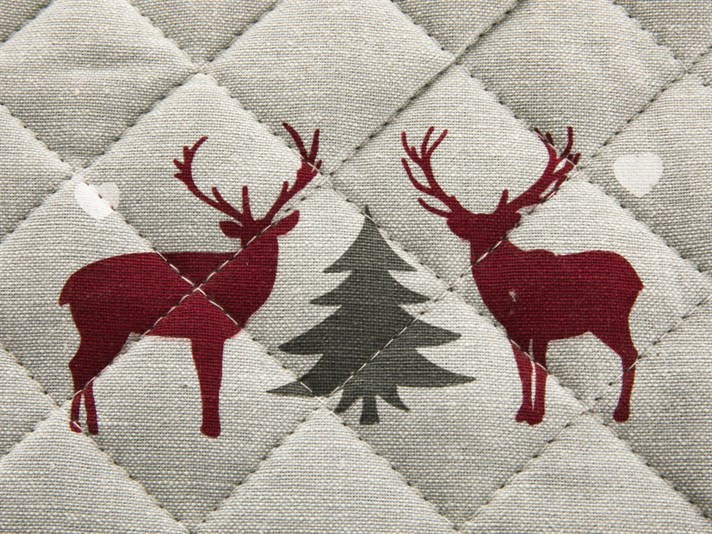 cerb Cottony  CÂRPĂ DE MÂNĂ 20x20 cm Gray-Red