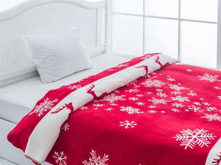 Cerbi minunați Cottony For One Person  PĂTURĂ 150x200 cm Roşu