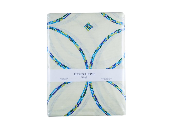 cerc Cu Bumbac Double Lenjerie De Pat 200x220 cm Galben