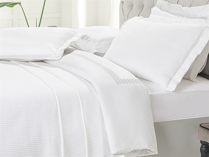 chai  Țesut Persoană dublă  SET CUVERTURĂ DE PAT 240x250 cm COLORAT