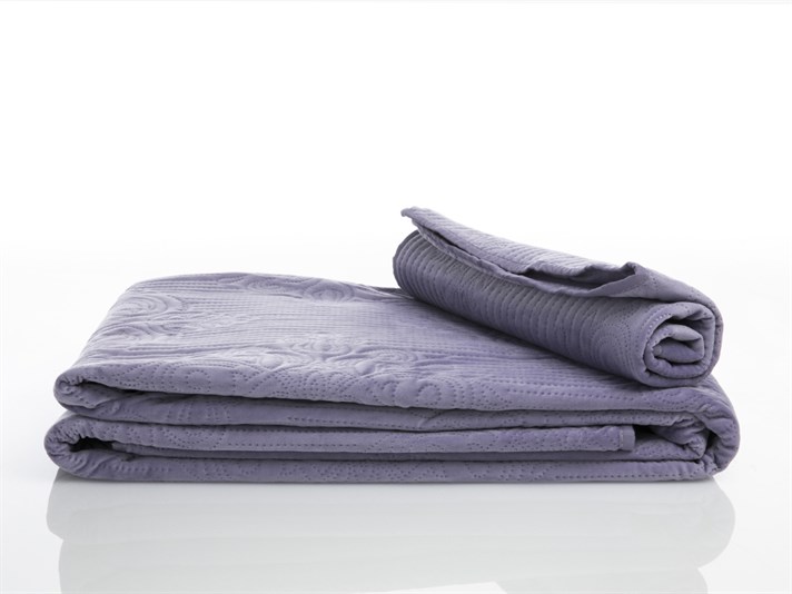 Charmy  Catifea Pentru o persoana  SET CUVERTURĂ DE PAT 160x240 cm Violet