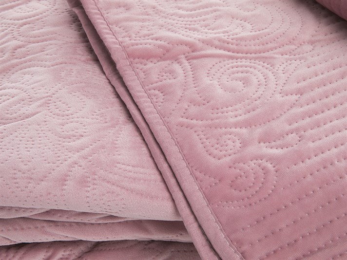 Charmy  Catifea Double Person  SET CUVERTURĂ DE PA 240x260 cm Pink