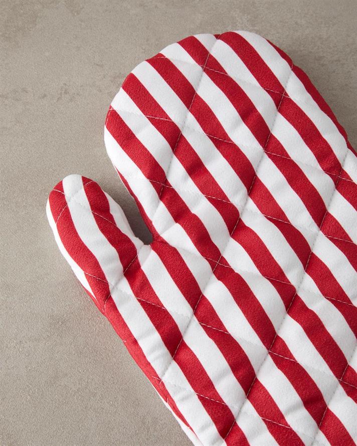 Poliester Cu 2 Piese Set Bucătărie 20 x 20 - 19 x 30 cm Roșu