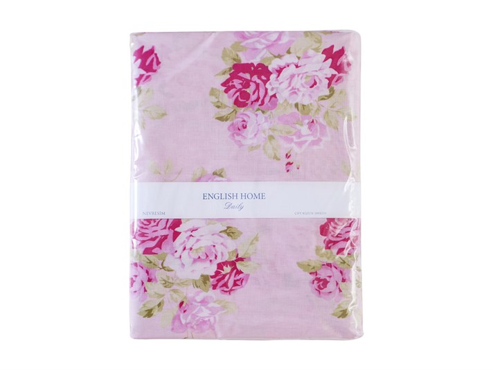 Cherry Rose Cu Bumbac Double Lenjerie De Pat 200x220 cm Roz