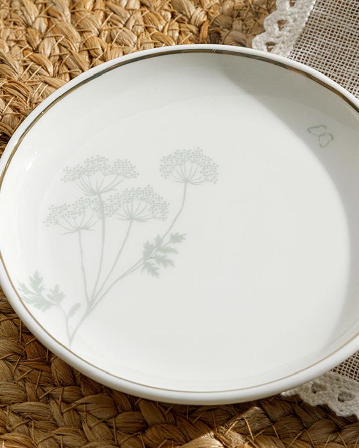 Chervil Aperitive, Porțelan, 10 Cm, Roz Pudră