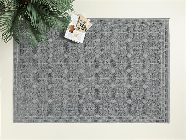Chester Cottony Rug 80x150 cm Gray