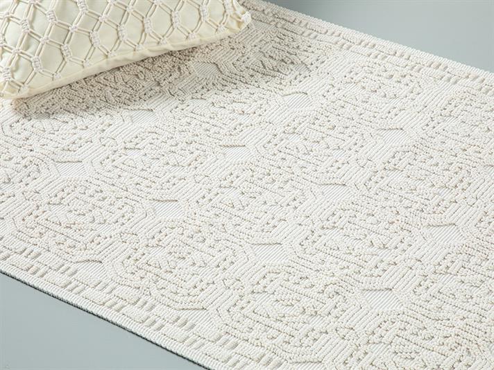 Chester Cottony Rug 80x150 cm White