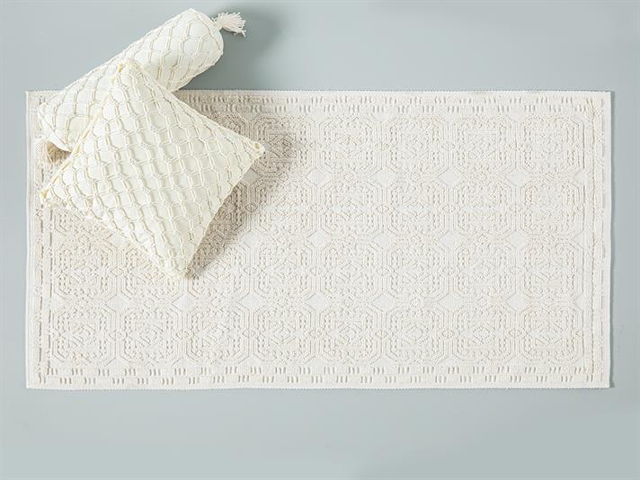 Chester Cottony Rug 80x150 cm White