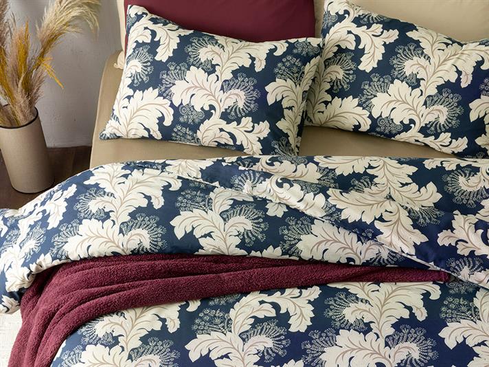 Chic Morris Bumbac For One Person  SET LENJERIE DE PAT 160x220 cm Dark Blue