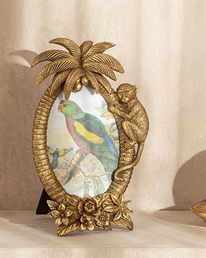 Chic Palm Polirășină Ramă 10x15 cm Gold