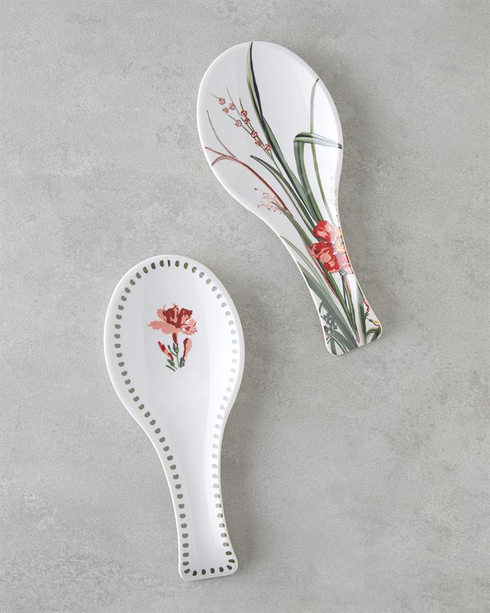 Chimera Melamină Suport Pentru Lingură 24 cm Alb - Verde