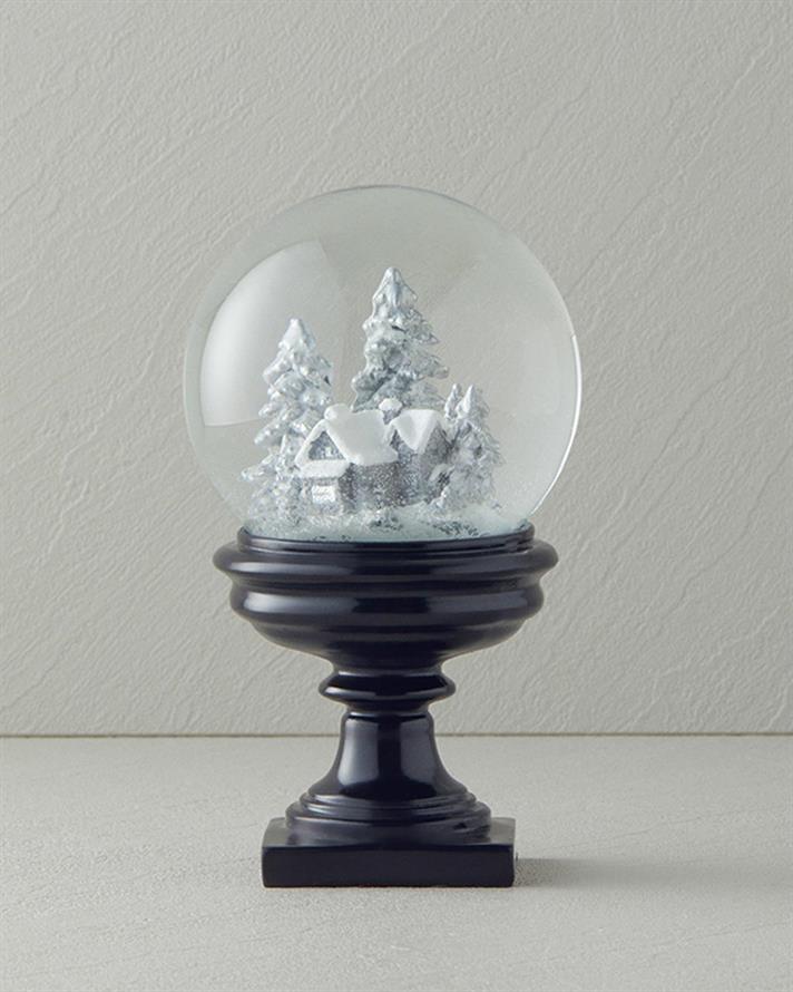 Christmas House Glob De Sticlă 9.9x17 cm Negru