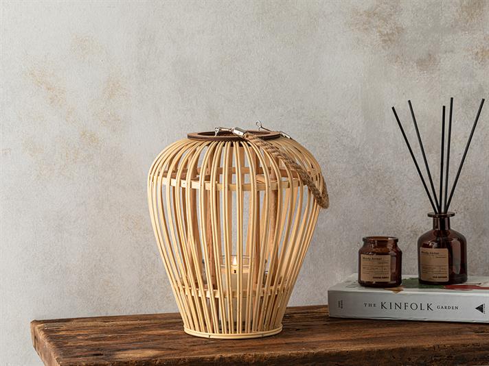Ciara Lantern 14x26x31 cm Brown