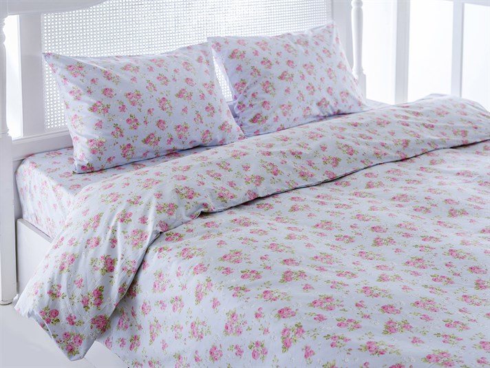 Cireșă dulce Cu Bumbac Double Lenjerie De Pat 200x220 cm Albastru