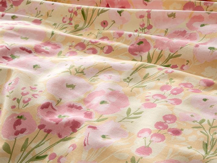Clarkia Cottony  Super King  SET LENJERIE DE PAT 260x220 cm Yellow.