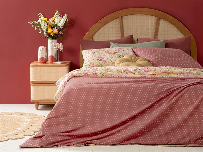 Clarkia Cottony  Super King  SET LENJERIE DE PAT 260x220 cm Yellow.