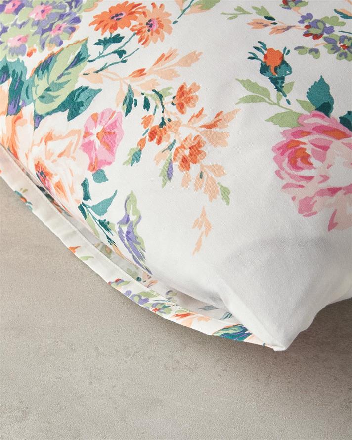 Ușor De Călcat Cu 2 Piese Față De Pernă 50 x 70 cm Roz