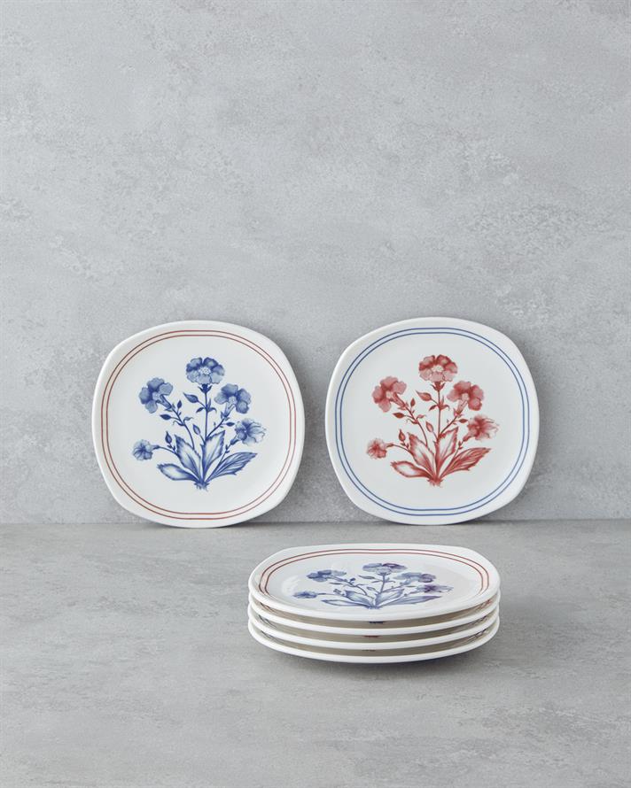 Classic Line Porțelan 6 Persoane Farfurie De Tort 19 cm Colorat