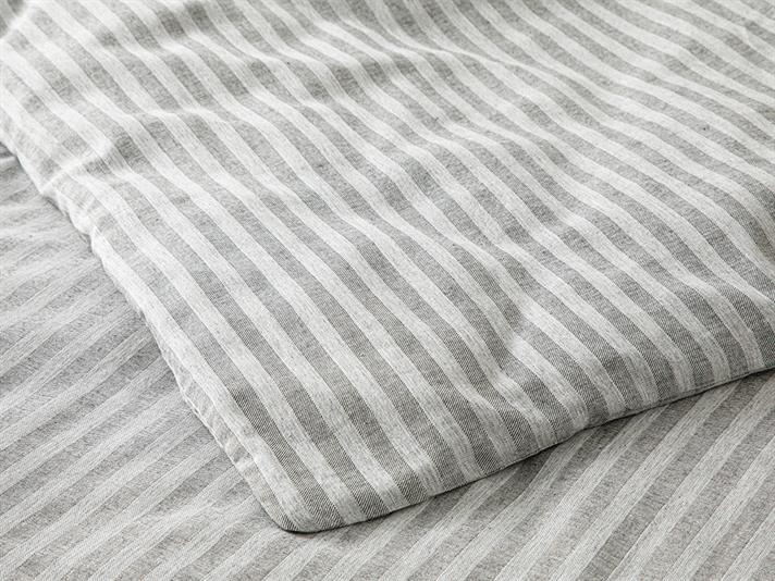 Classy Set Lenjerie De Pat Single, Țesătură Tip Twill Melanj, 160*220 Cm, Albastru İnchis