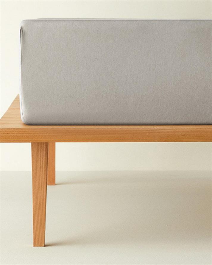 Cearsaf cu elastic, King Size, Classy, bumbac-poliester, 180x200 cm, antracit