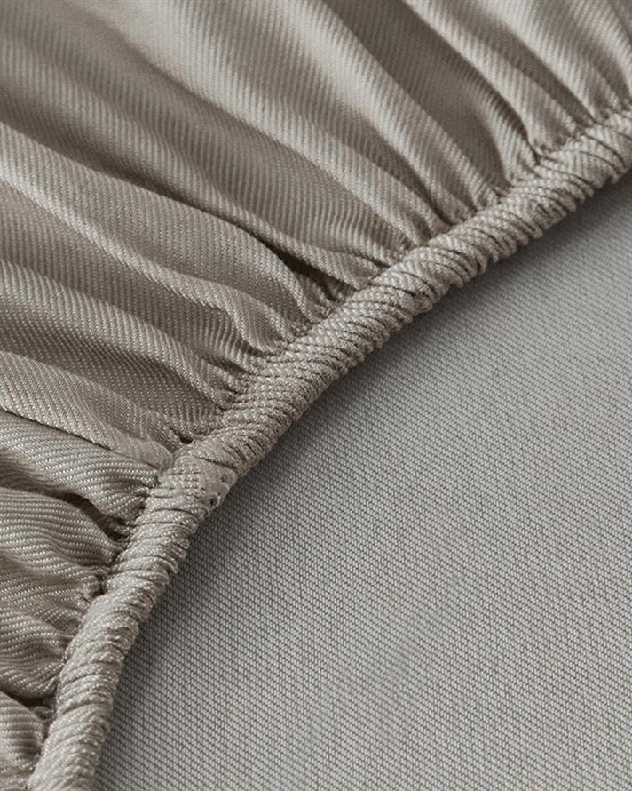 Cearsaf cu elastic, King Size, Classy, bumbac-poliester, 180x200 cm, antracit