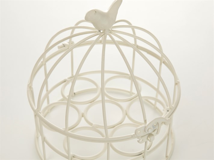 Clayton Fier forjat  SUPORT DE OU 17,5x17x5x19,5 cm Cream
