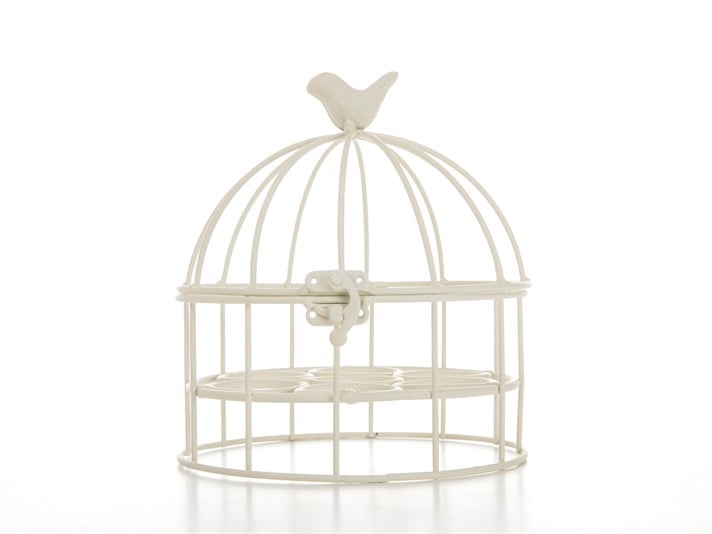 Clayton Fier forjat  SUPORT DE OU 17,5x17x5x19,5 cm Cream