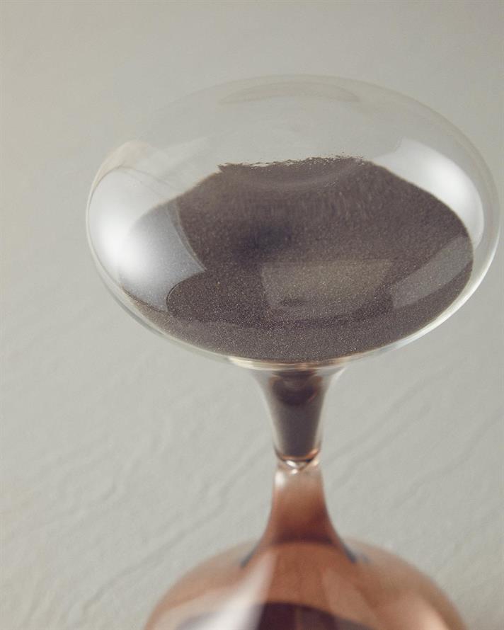 Dulcia Glass 30 min Hourglass 10x20 cm Brown