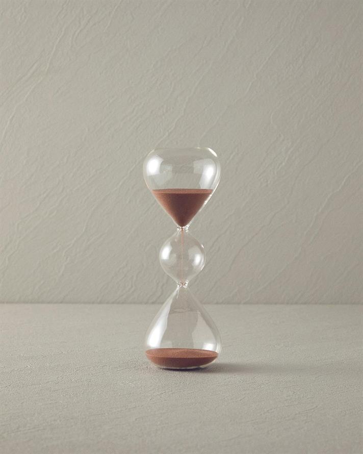 Eva Hourglass 7x19 cm Dusty Rose