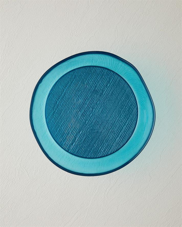 Bol, Coastal Charm, sticla, 16 cm, bleu