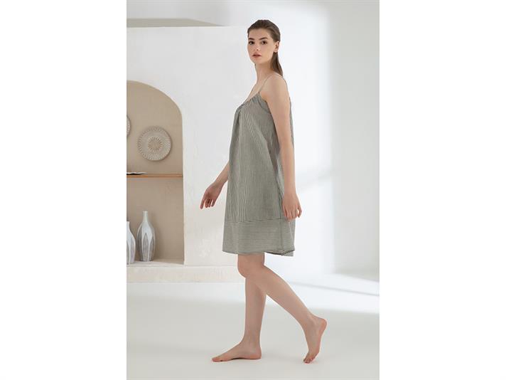 Coastal Halat De Noapte Damă, Bumbac, S, Albastru - Roșu - Verde