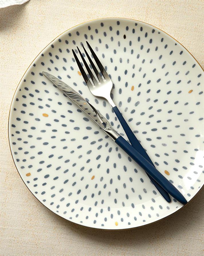 Coastal Shine Porcelain Service Plate 25 cm Blue-White