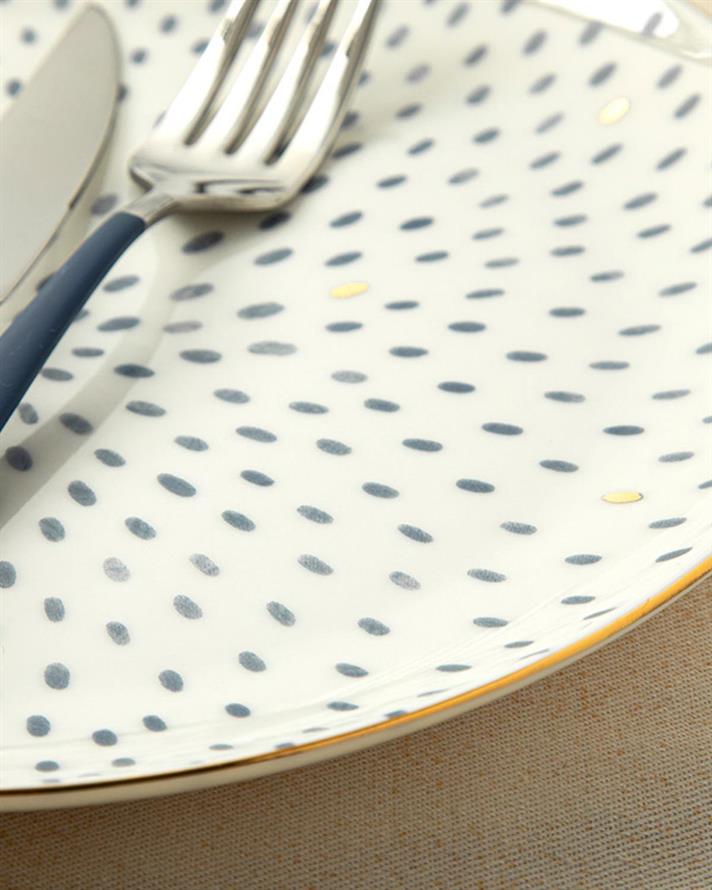 Coastal Shine Porcelain Service Plate 25 cm Blue-White