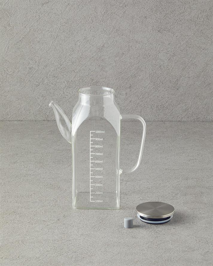 Colin Borosilicat Recipient Pentru Ulei 1000 Ml Transparent