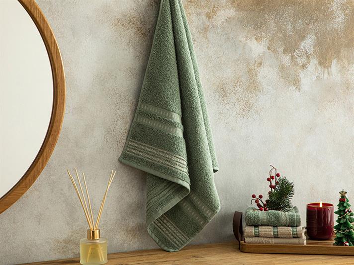 Colina Cottony Face Towel 50x70 cm Green