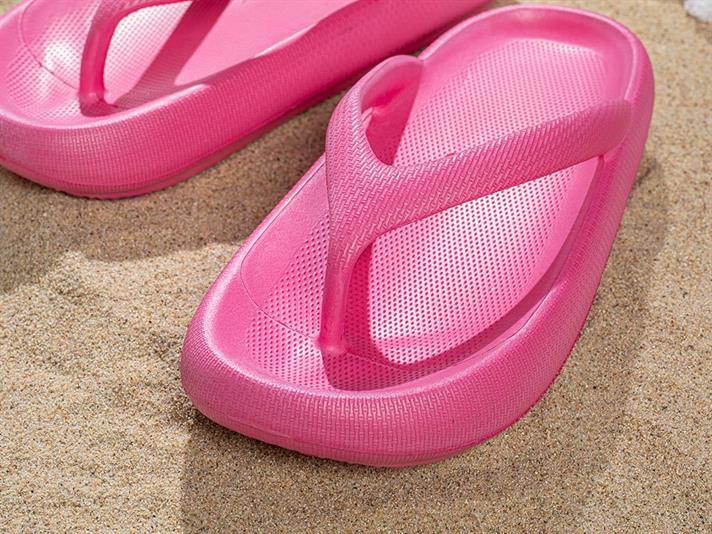 Color Pop Papuci De Plajă Damă, 37, Albastru-Maro