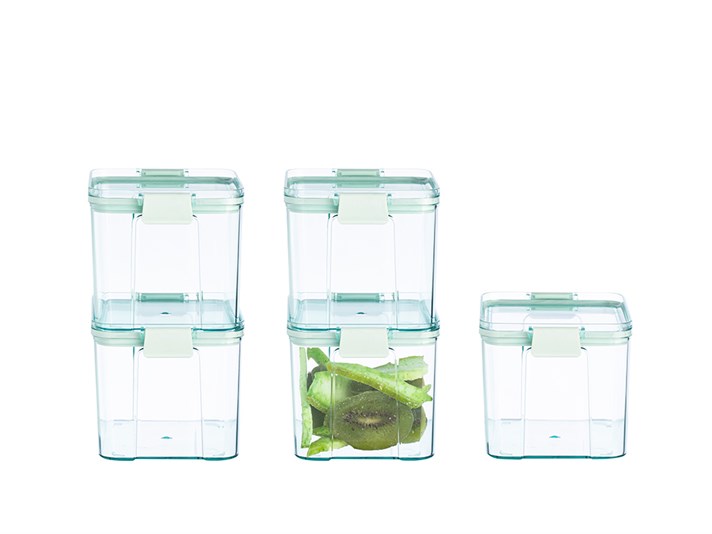 Colorato Acrylic 2 Set Food Container 700 ml Green
