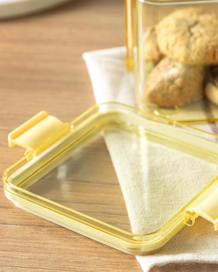 Colorato Acrylic 2 Set Food Container 450 ml Yellow
